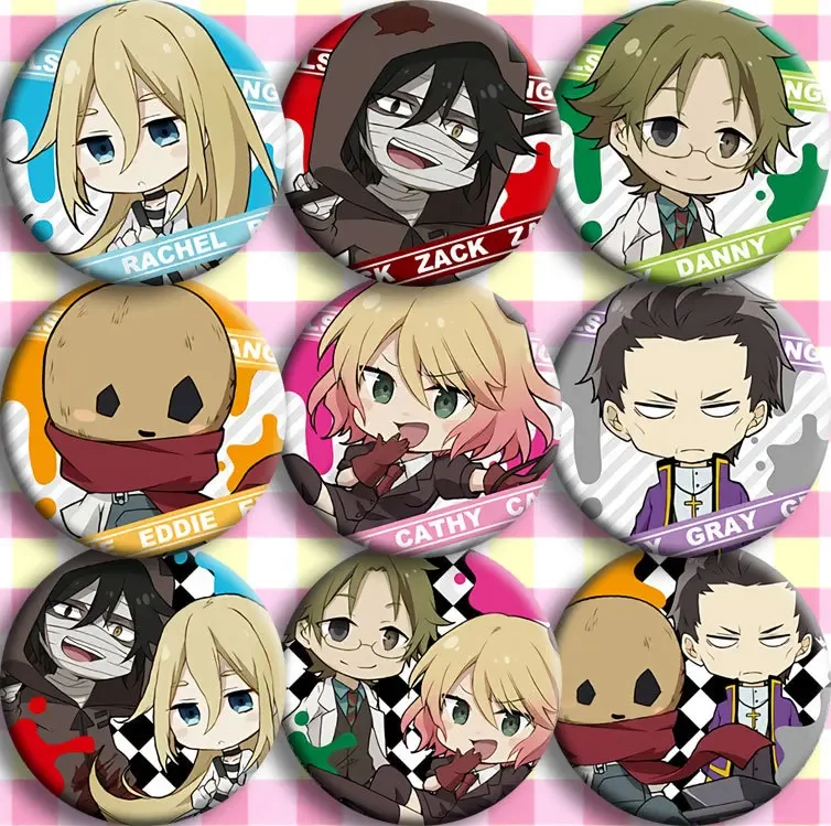 Desenhos Animados Periféricos Emblema Pin Broche, Acessórios De Metal, Brinquedos Anime, Adereços De Personagem, Rachel, Morte, Daniel, Parker