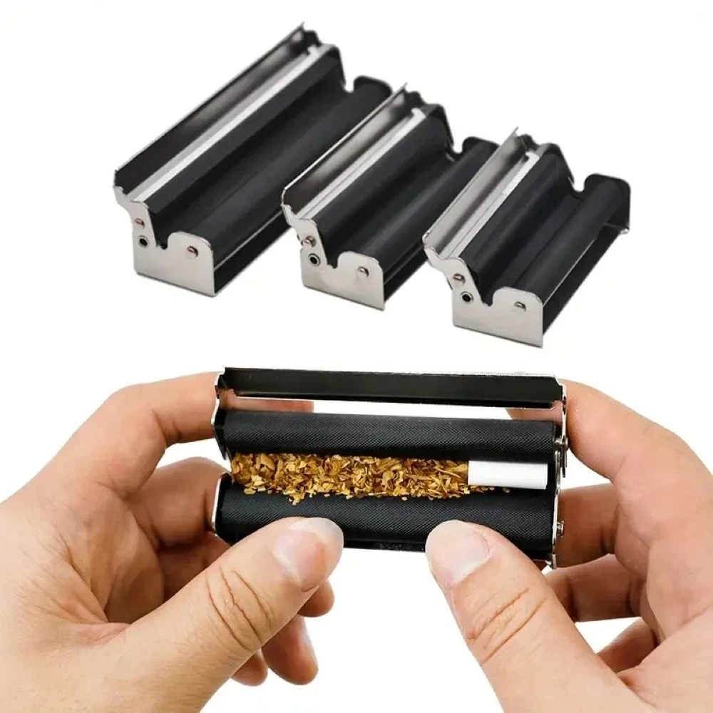 

Portable Metal Cigarette Rolling Maker Machine 70/78/110mm Manual Hand Roller Tobacco Smoke Device DIY Smoking Accessories Gift