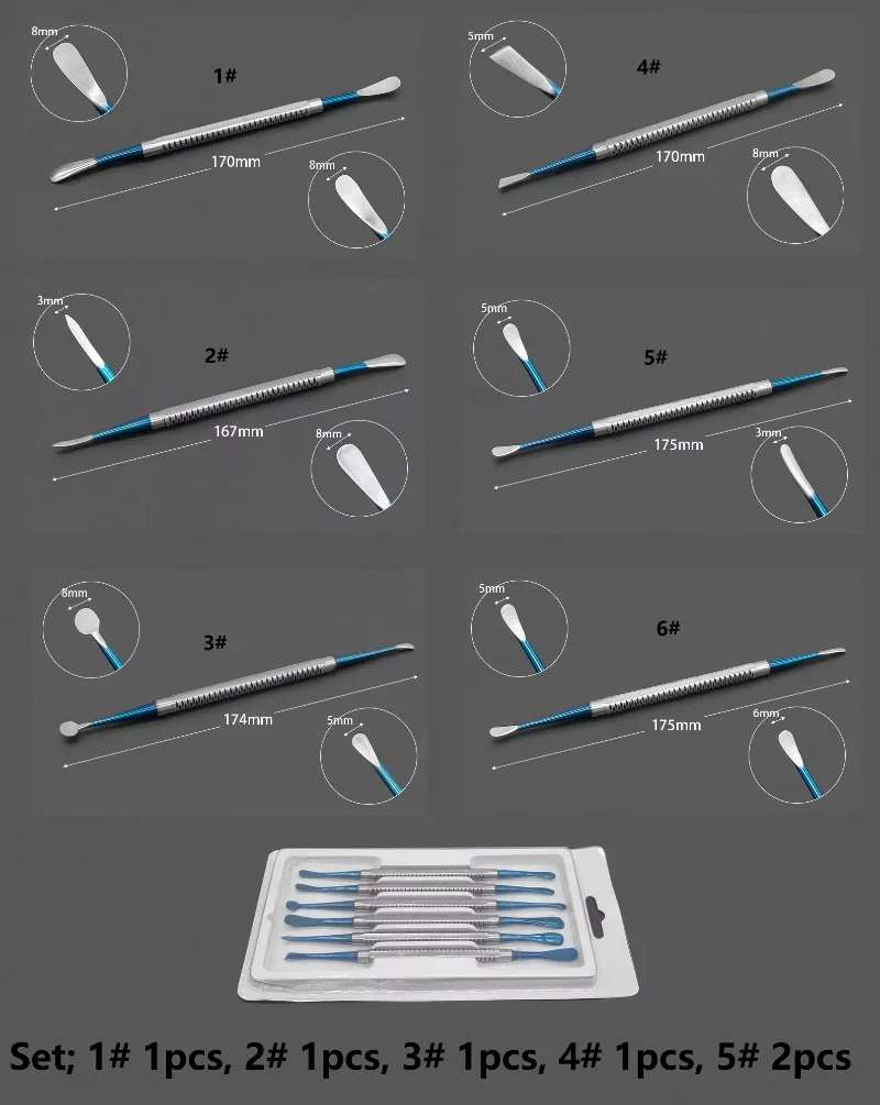 Lab Implants Tool Lab Stainless Steel  Kit Lab Periosteal Elevator Tool