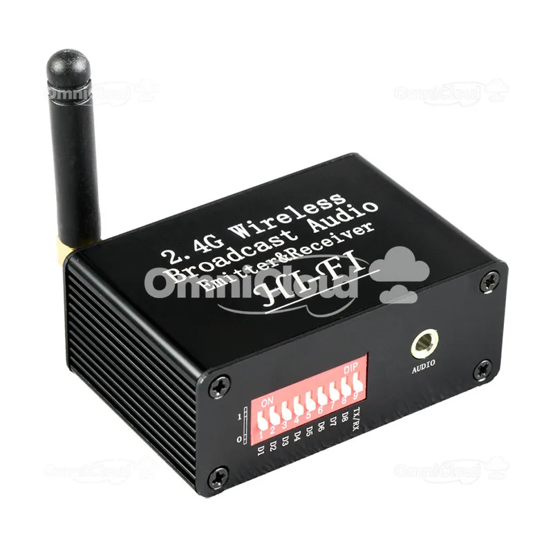 

Высококачественный беспроводной приемопередатчик аудиопередачи 2,4G, поддержка стерео одноразового многофункционального приемника