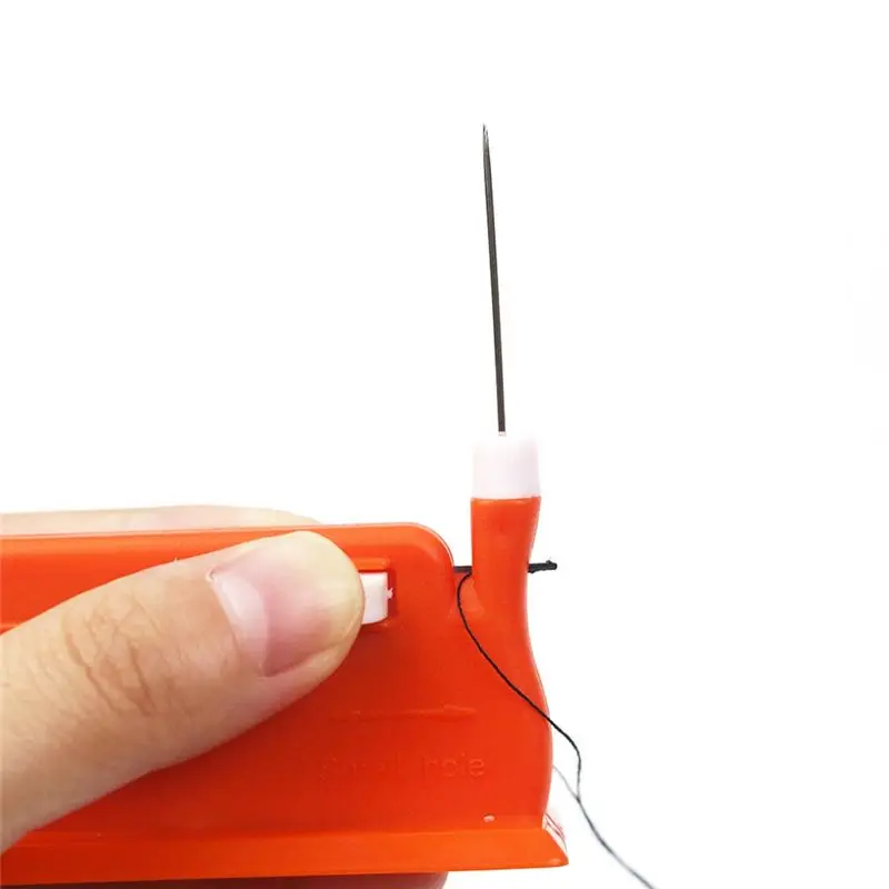 T28C! 2Pcs Automatic Needle Threader,Sewing Tool Needle Threader,Automatic Needle Threaders for Hand Sewing (Green)