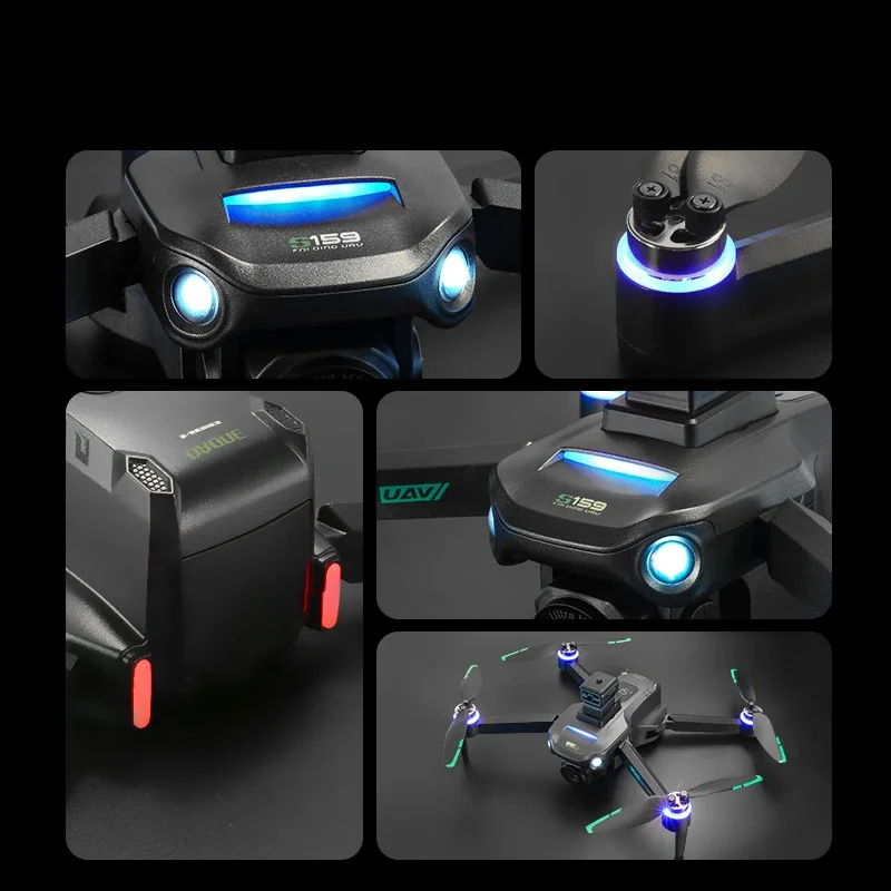 ใหม่ GPS พับ RC เครื่องบิน Brushless Windproof หลีกเลี่ยงอุปสรรคหน้าจอ HD ควบคุม Aerial Drone ของเล่น Drones