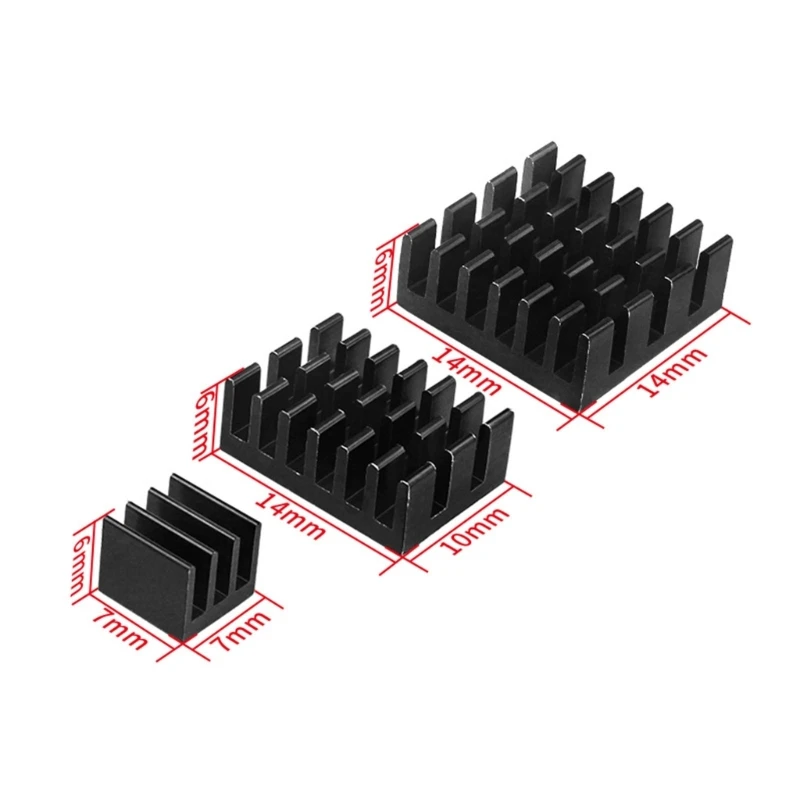 3 pçs/set radiadores refrigeradores alumínio do dissipador calor refrigeração eficiente para laranja 3b placa