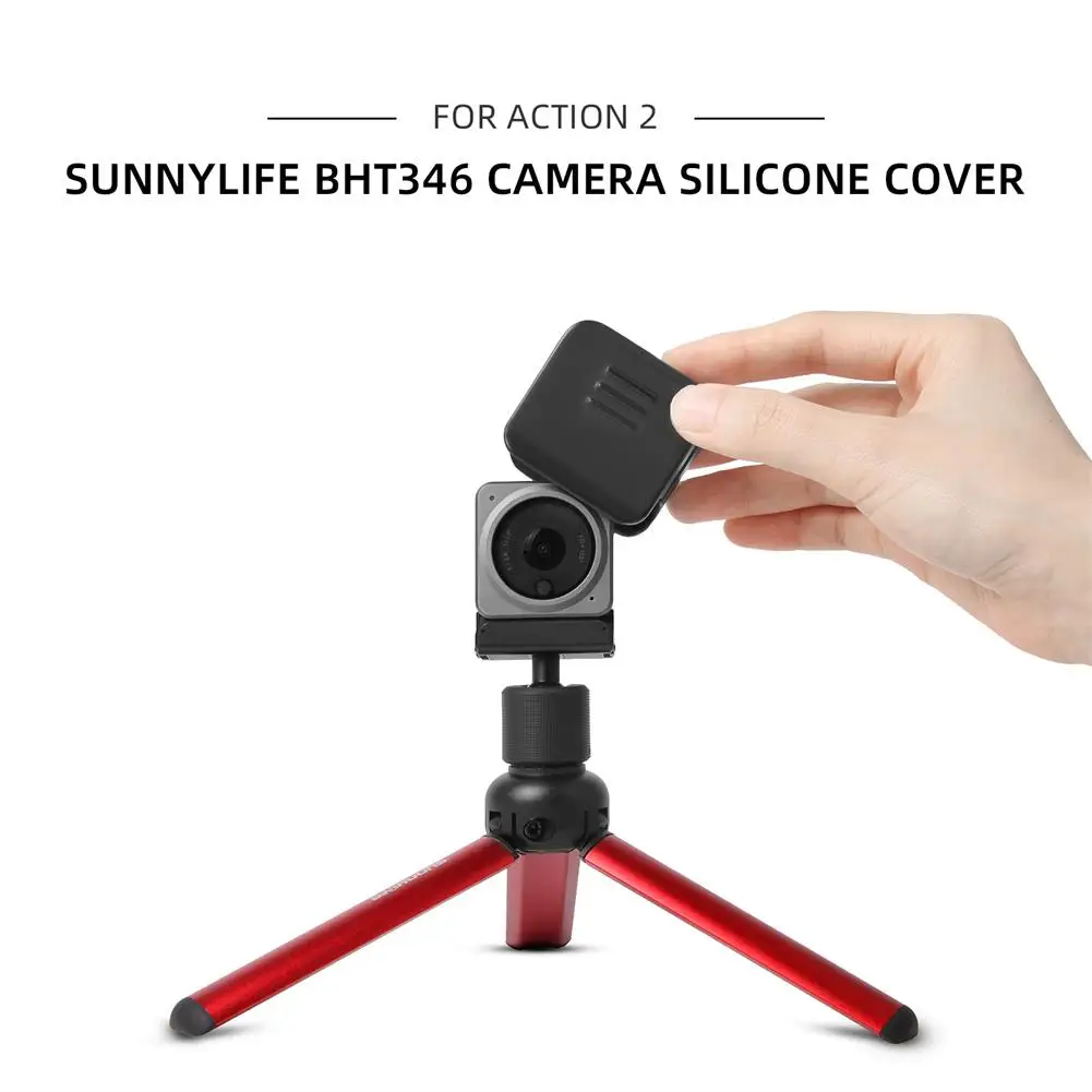 For Sunnylife Action 2 Lens Protective Cover Silicone Case Camera Accessories For Preventing Accidental Collisions Scratches