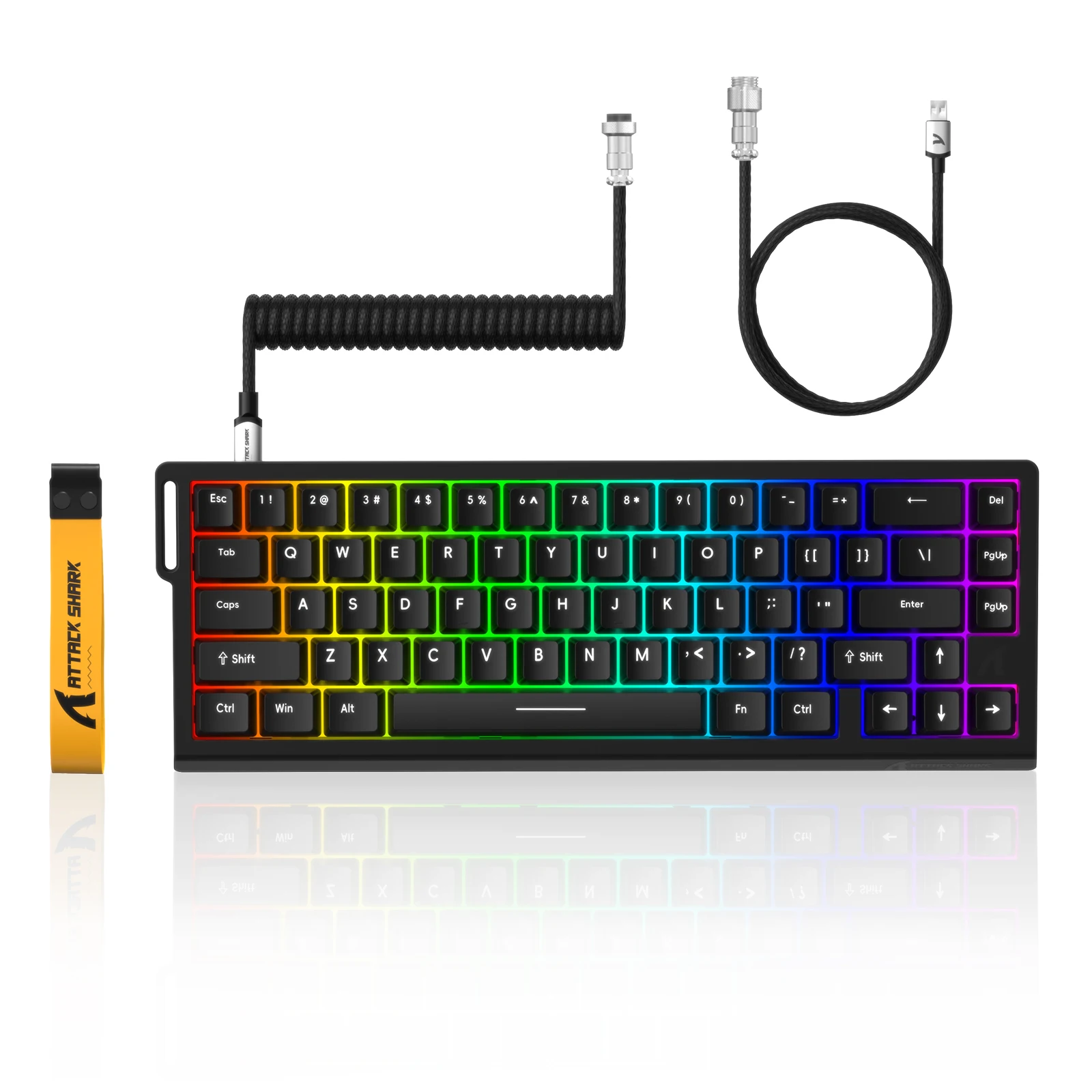 ATTACK SHARK X68HE 60% ラピッドトリガー磁気スイッチ有線メカニカル