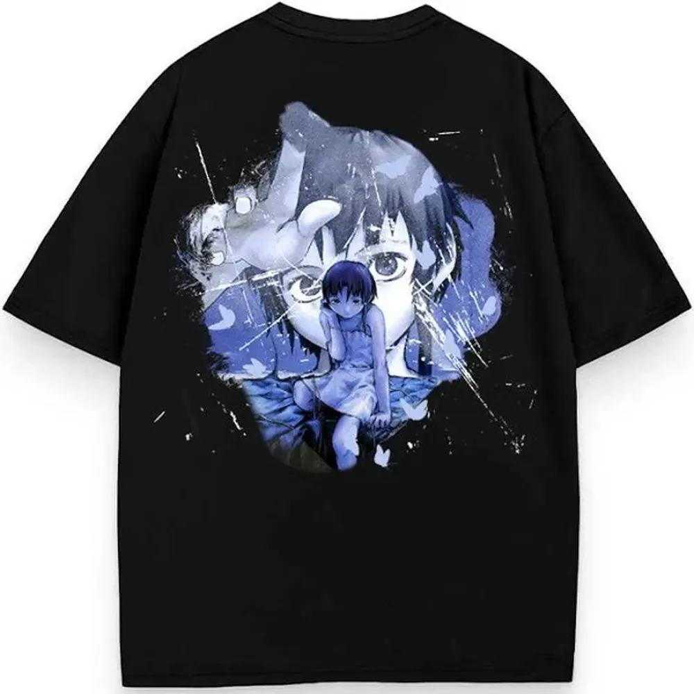 

p53 anime cartoon Serial Experiments Lainfans TEE T-shirts for both men and women clothes 2025 new Graphic Streetwear 100% Cotto