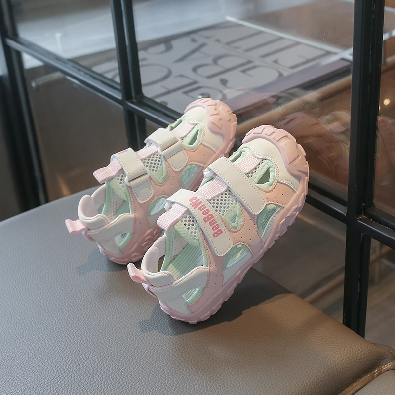 

Wide Toe Children Sneakers Sweat Absorbing Lining Comfort Long Time Wearing Shoes