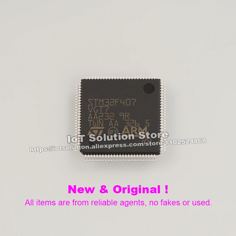 Core Core ARM CORTEX-M4 STM32F407VGT7TR