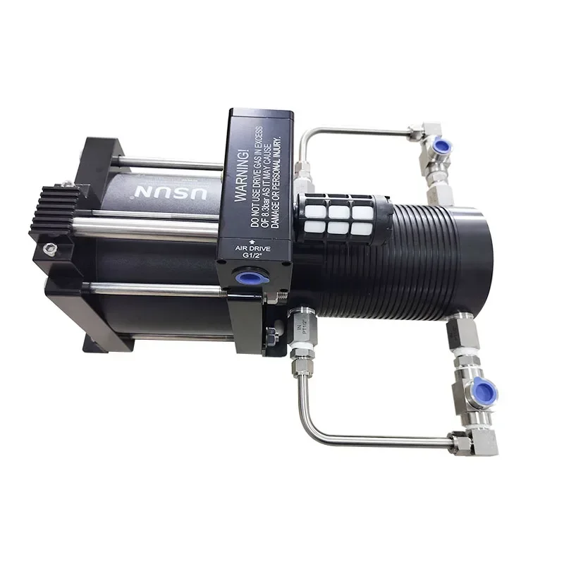 USUN brand Model:ZB07  Stainless steel end  high pressure  pneumatic driven refrigerant recovery pump