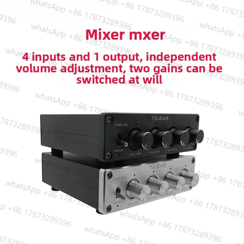 mixer-tilear-xzd-a3-4-in-1-out-con-regolazione-indipendente-del-volume-e-guadagno-regolabile