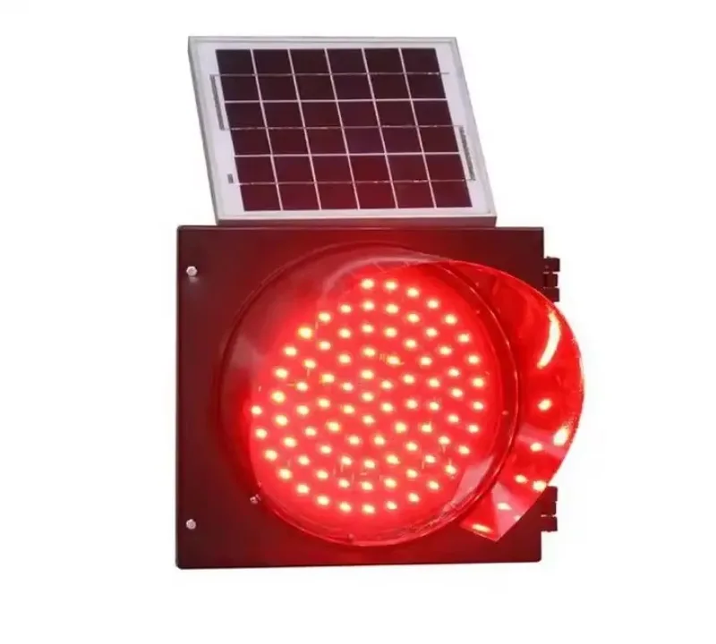 300Mm yellow flashing solar warning solar traffic light