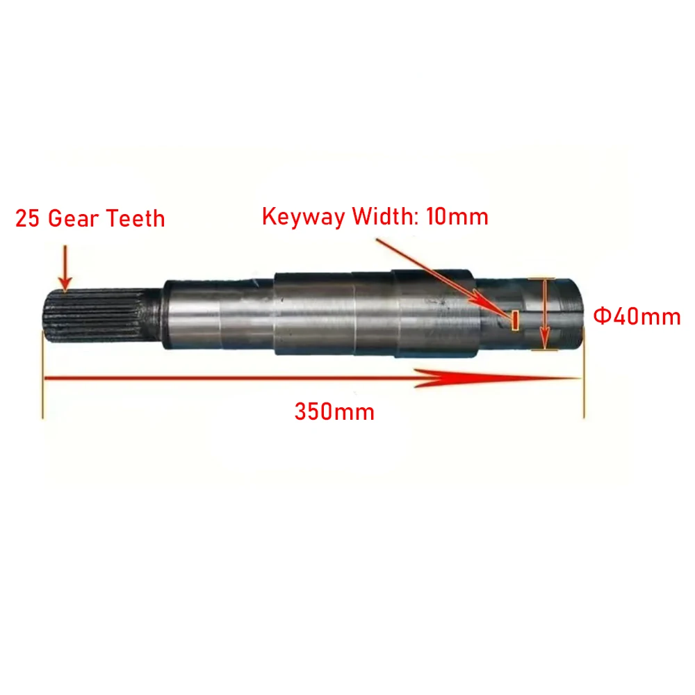 210# Feed Pellet Machine Centre Shaft Carbon Steel Axes Feed Mill Accessories