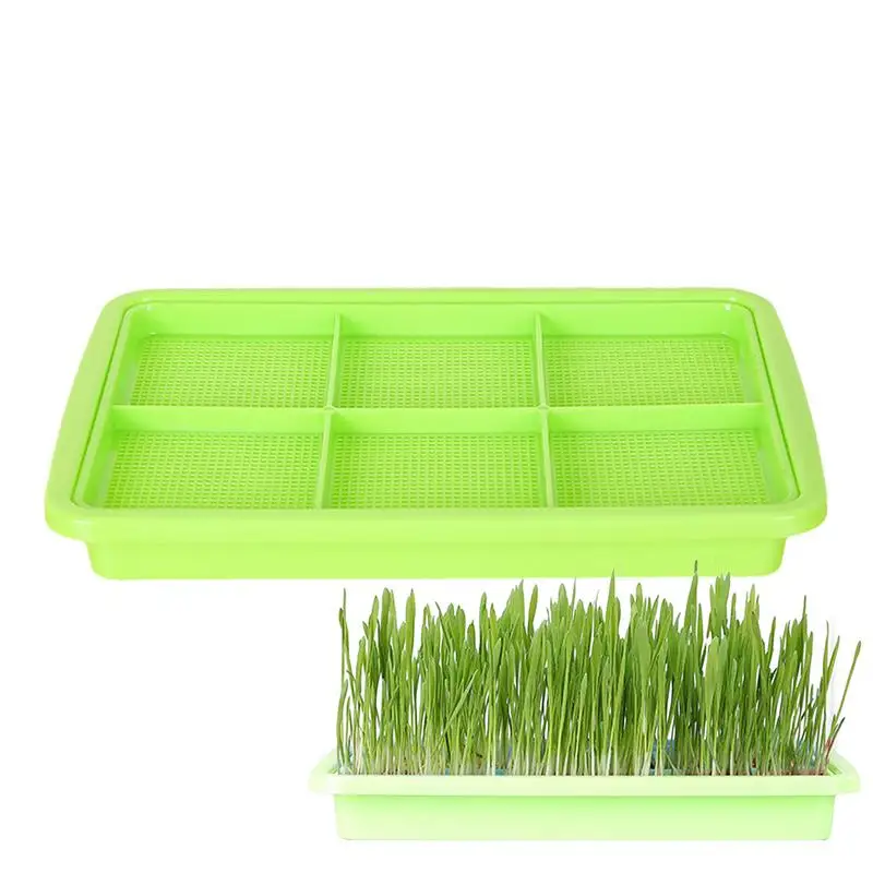 Nursery Pots Tray Grow Basket Hydroponics Microgreens Plate Vegetables Buckwheat Grass Germination Nursery Pot Sprouter Tray