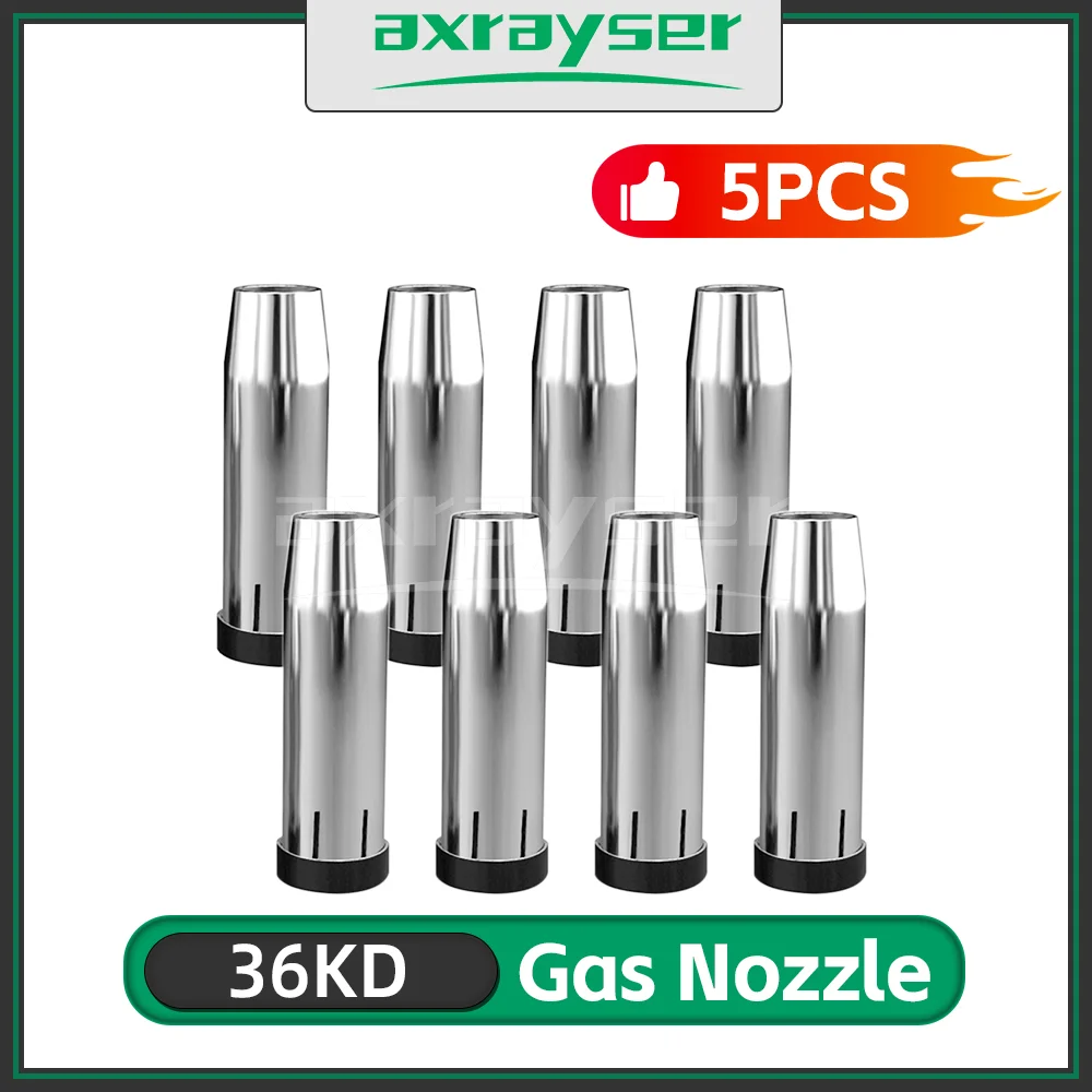 36KD Gas Nozzle MIG MAG GMAW Welding Torch Gas Nozzle Contact Tip 36KD MIG Gun Welding Nozzle Protective Nozzle MAG Nozzle Fit