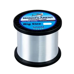 0.6/0.7/0.8/0.9/1.0mm Big Size Fishing Line 500m 100m Monofilament Sea Fishing Nylon Fishing Line Thick Fishing fishing Supplies