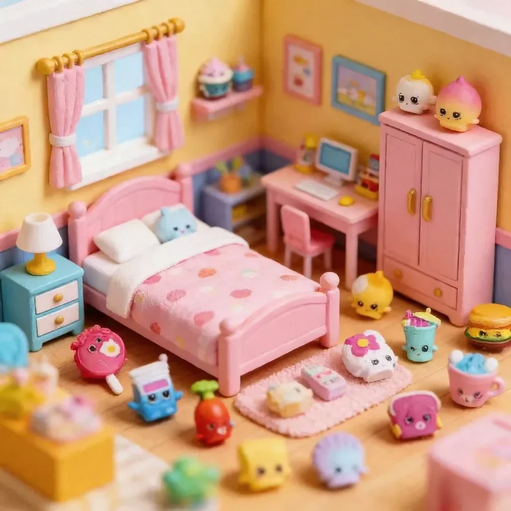 25pcs/lot Miniature Shopping Fruit Dolls Styles Toys For Family Kids Action Figures For Little Figurines Mixed Season