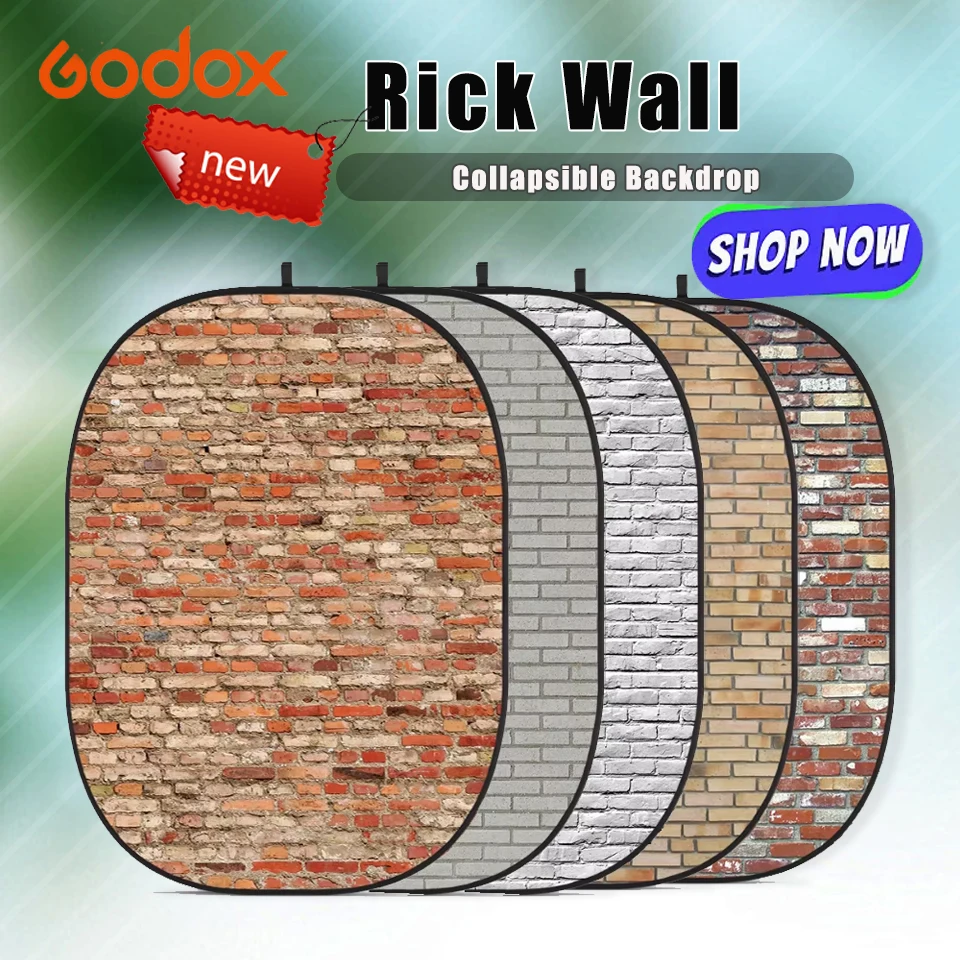 

Godox Rick Wall Collapsible Backdrop for Photography 5 x 6'