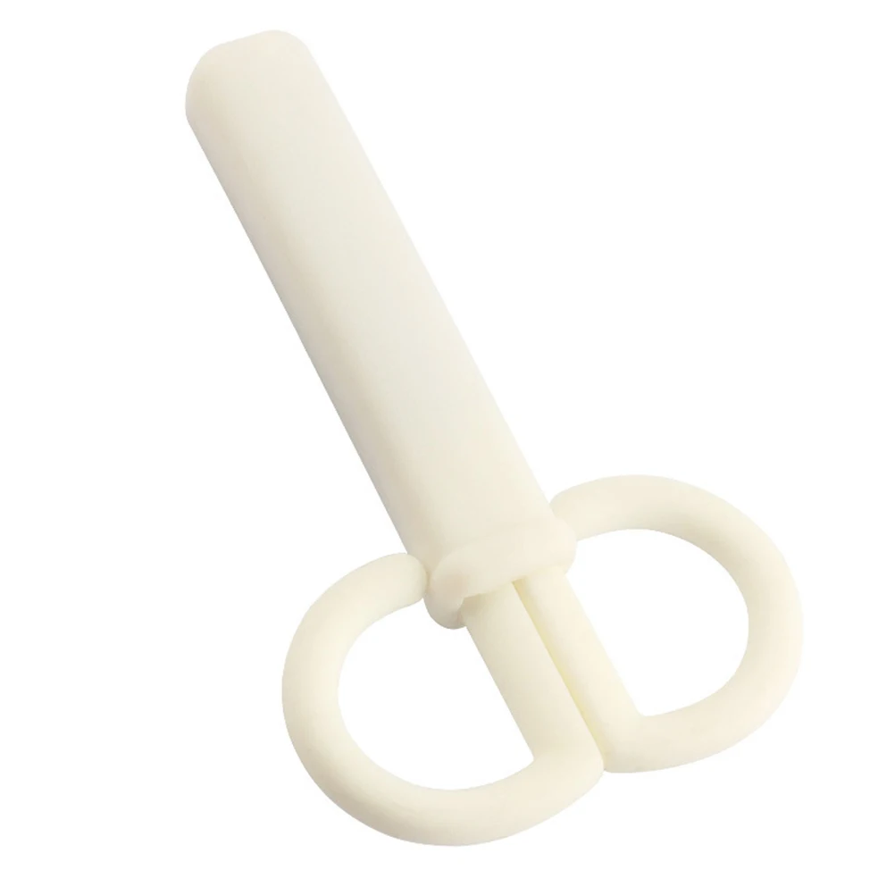 Safety Scissors Stainless Steel Plastic Blade Scissors With Cover White Multi-Purpose Home Office Classroom Craft