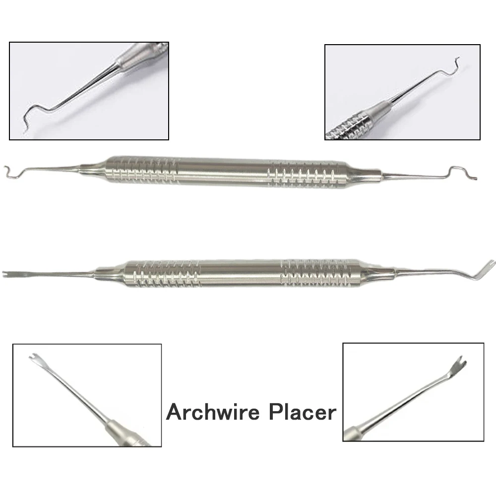 1pcs Dental Orthodontic Twirl-on Module Arch Wire Placement Elastic Ligation Ring Holder Tool  Dental Instrument tools