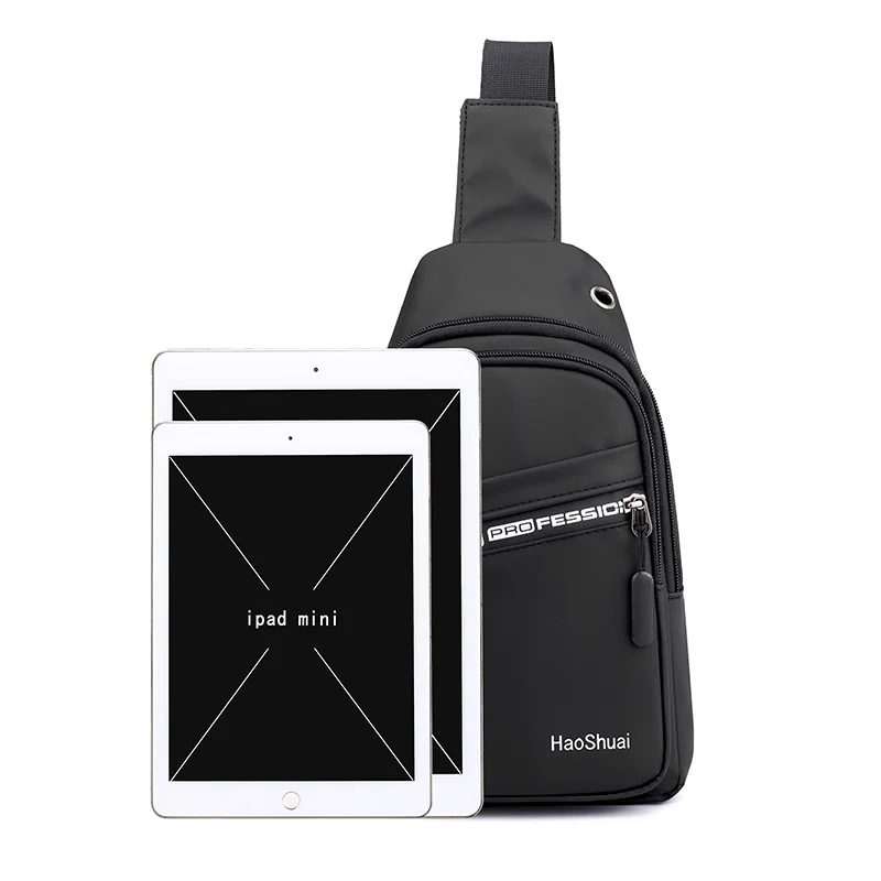 Outdoor Backpack Multifunction Shoulder Bag Men Business Crossbody Bags Design Chest Bag Waterproof Chest sacoches hommes