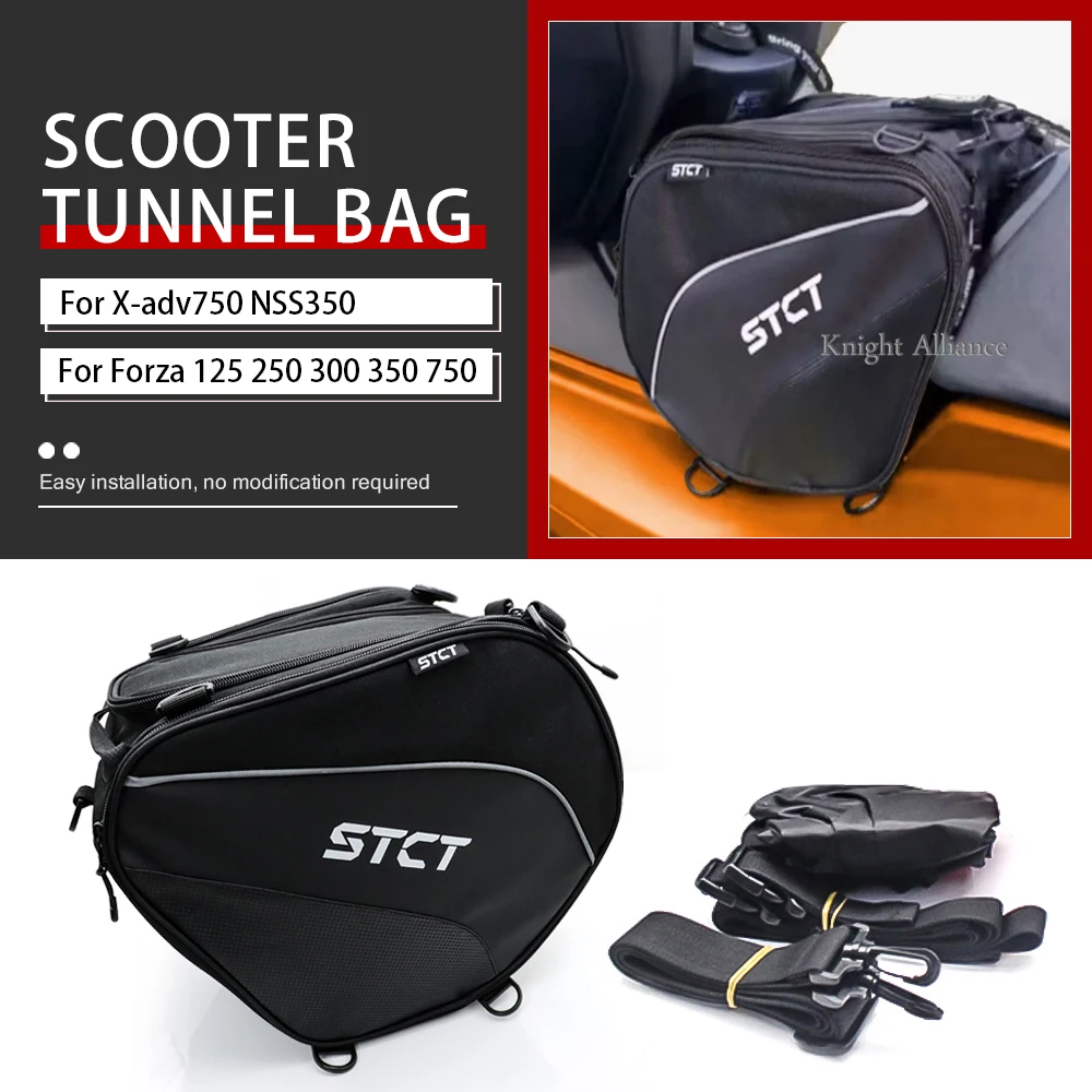 

X-adv750 Motorcycle Scooter Tunnel Bag Waterproof Navigation Tank Bag Tool Bags For HONDA NSS350 ​For Forza 125 250 300 350 750