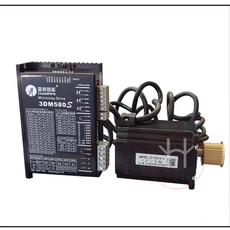 Высокопроизводительный шаговый двигатель Leadshine 57 и драйвер 3DM580S для резьбовых станков