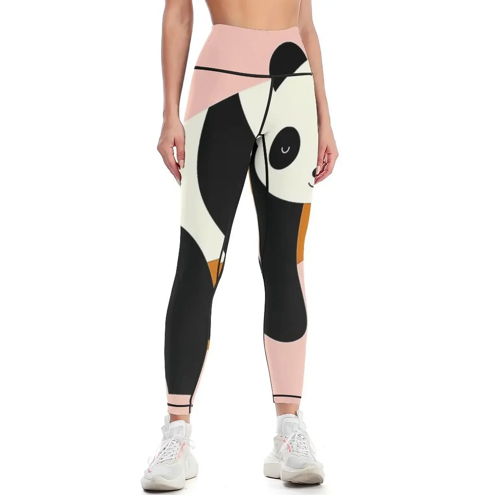 

Cute Panda Lazy Day Leggings Women sportwear gym wear legging pants raises butt Clothing fitness Womens Leggings