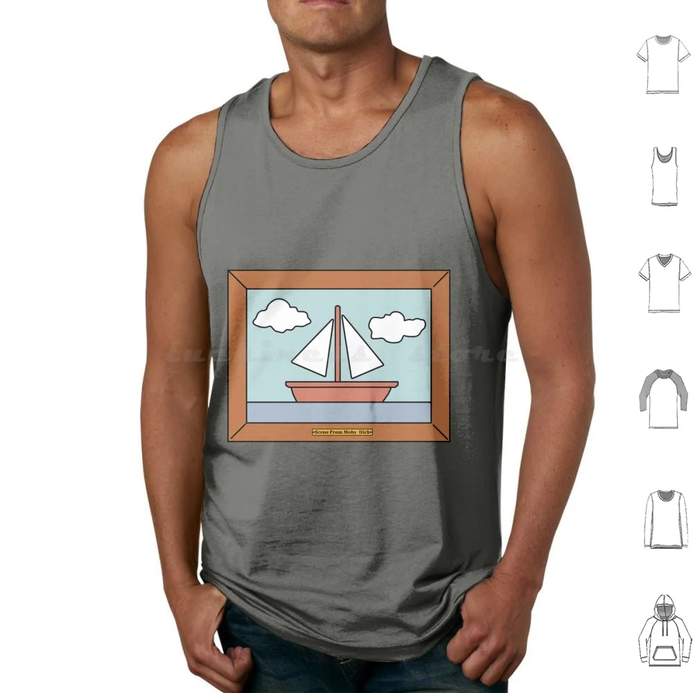 Scene From-Dick Tank Tops Vest Sleeveless The Funny Bart Homer Tv Homer Meme 90s Lisa Marge Bobby Cartoon Hank Bart Comedy Fox