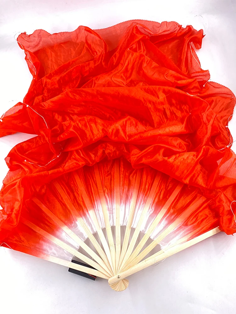 Éventail de danse LED de 1.5M, éventail de Ballet de danse du ventre pour femmes, accessoires de spectacle sur scène, éventails longs en soie LED, tissu de soie brillant, ventilateur à main