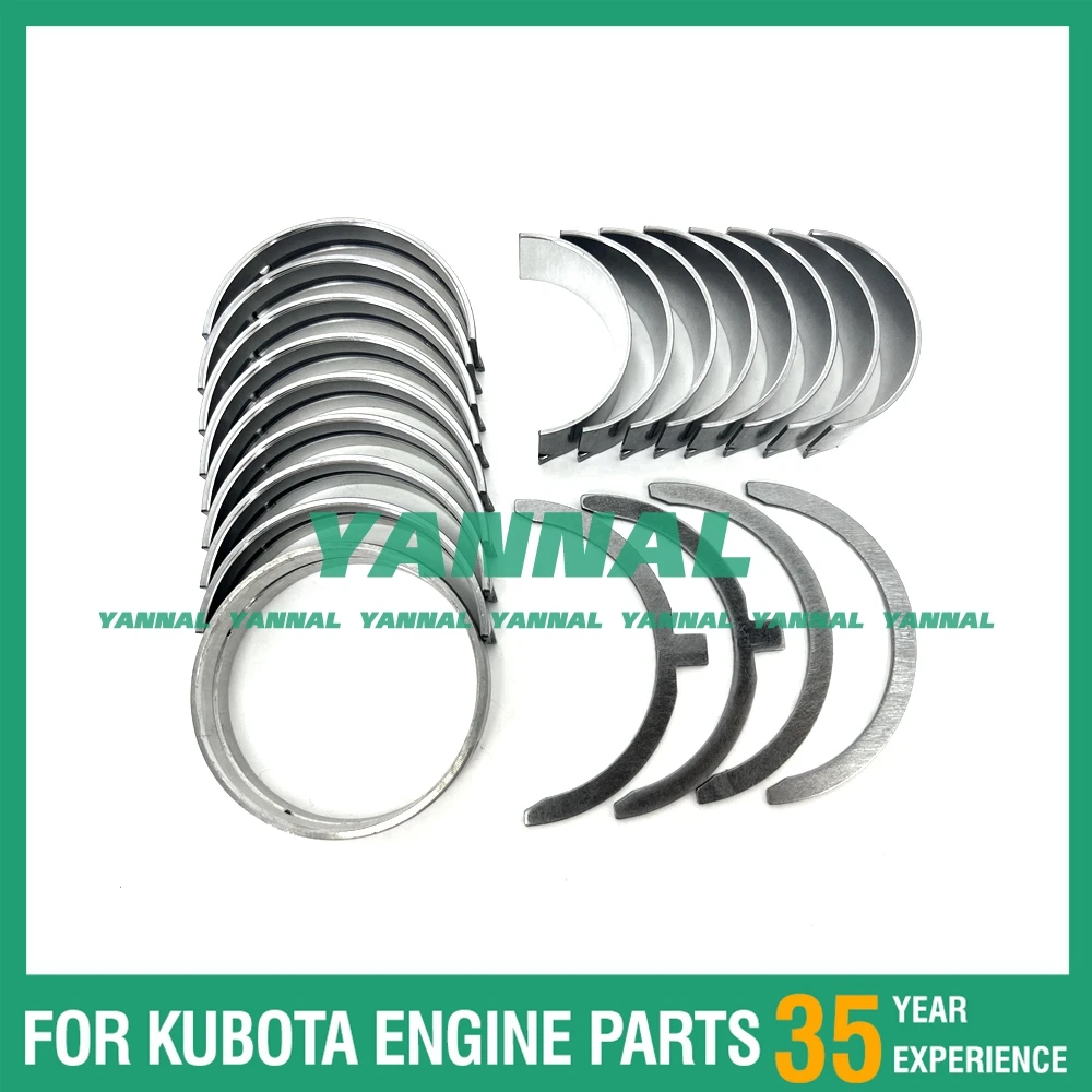 New V2203 Main Bearing & Connecting Rod Bearing +0.25 For Kubota Bearing Parts