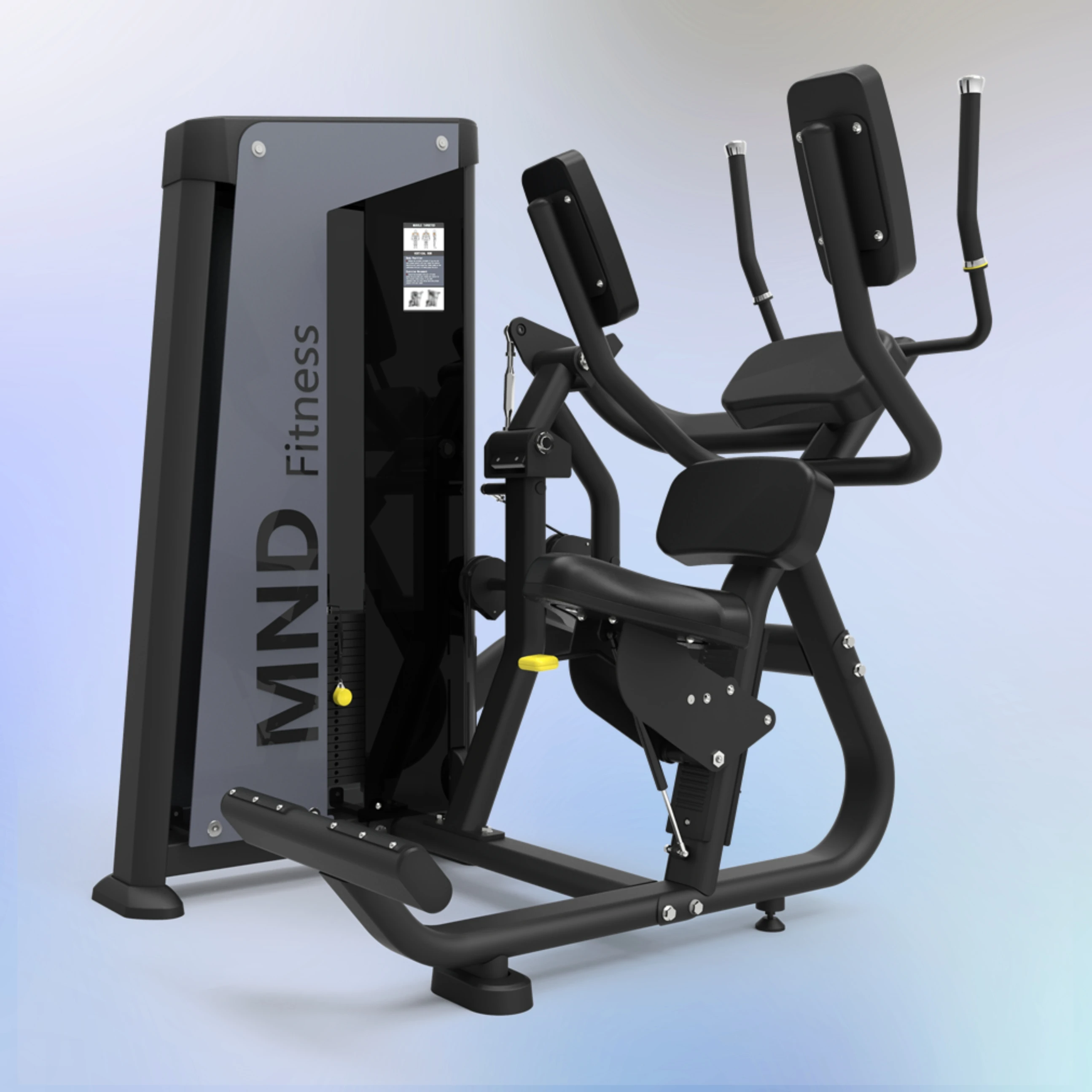 Equipo deportivo con clavija cargada, máquina Abdominal Matrix, equipo de gimnasio comercial