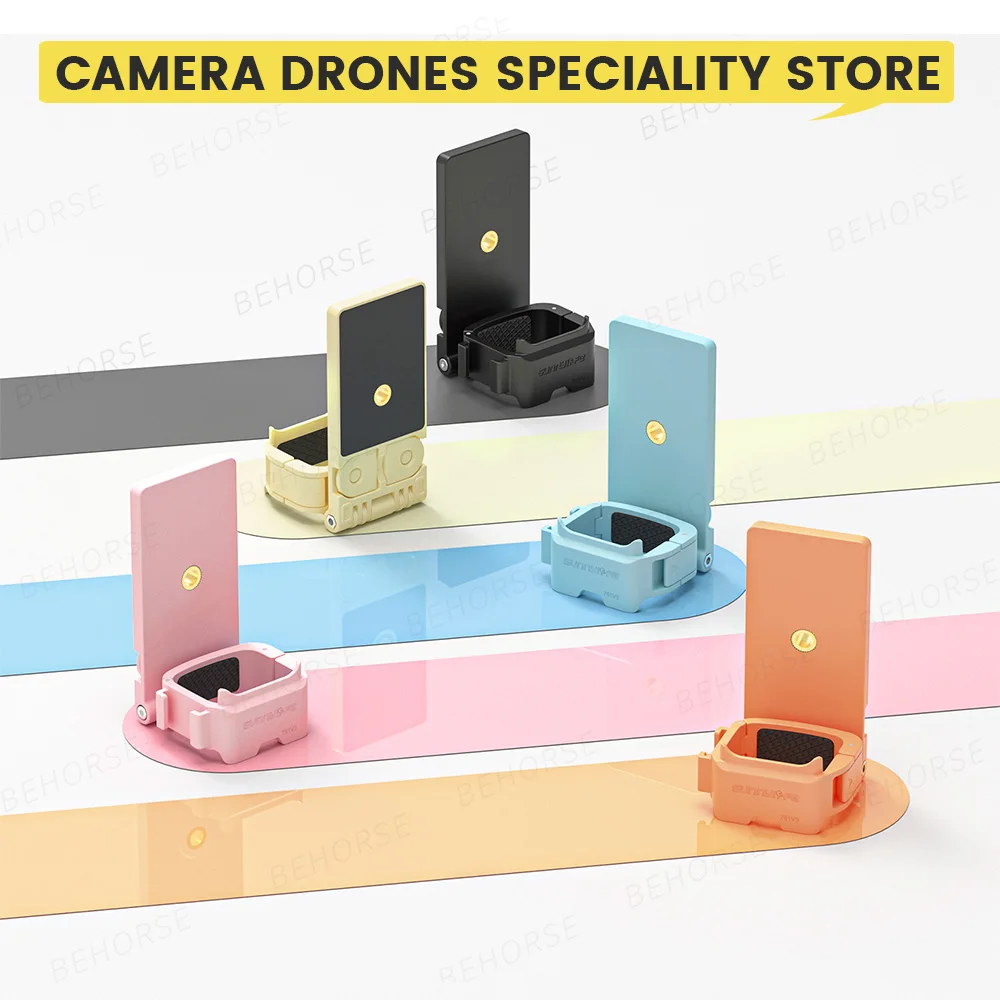 Osmo Pocket 3用 猫耳型マグネット式マウント デスクトップスタンド コールドシュー拡張アダプターブラケット付き DJI Osmo Pocket 3アクセサリー