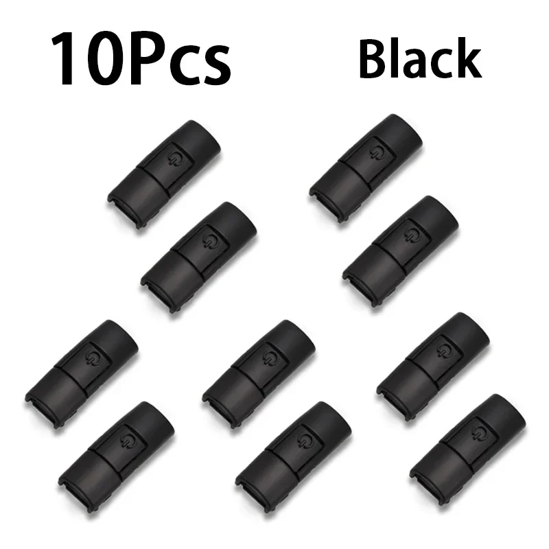 10Pcs NEW Clip Press Buckle Shoelaces Colorful Metal Shoelace Press Lock Shoes Accessories AF1 Sneakers Kits Metal Laces Buckle