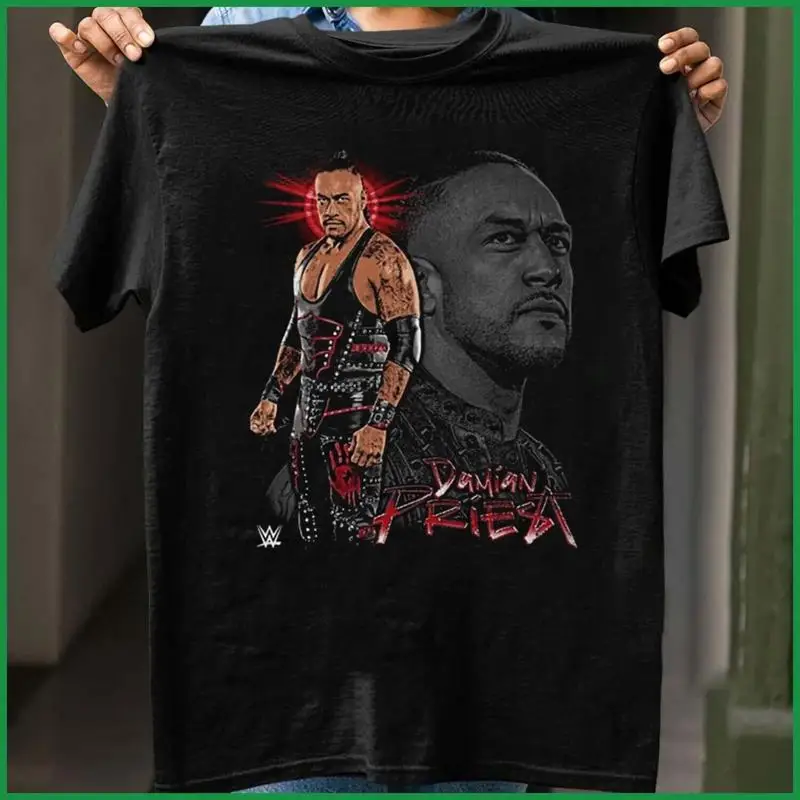 NEW Damian Priest Vintage Superstar T Shirt For Fan