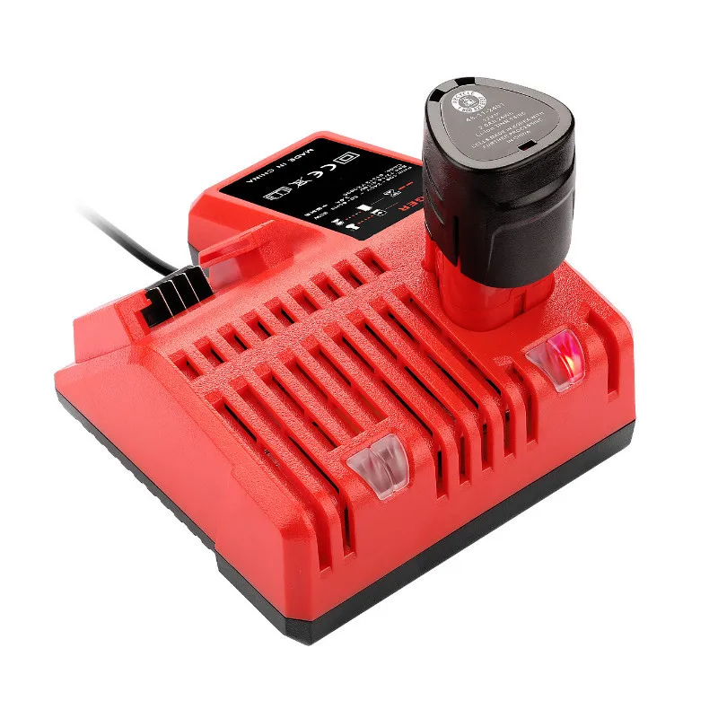 3A Li-ion Battery Charger for Milwaukee for M12 M18 48-11-1815 48-11-1828 48-11-2401 48-11-2402 EU Plug 110-240V Hight quality