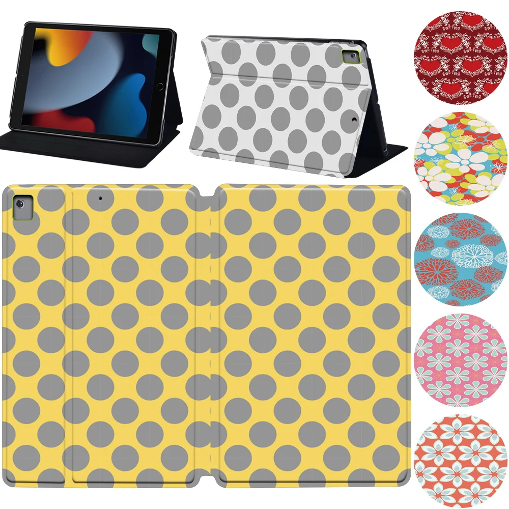 

For 2021 iPad 10.2 Case 7/8/9th Generation iPad Pro 11 2021 7th 2 3 4 Air 5 102 Mini 6 4 5 Pro 10.5 Case Cover Dots Series