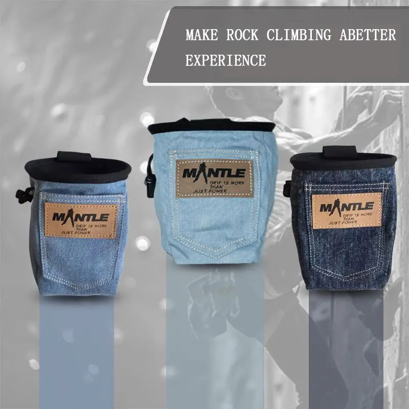 Rock Climbing Magnesium Powder Bag Dry Hand Powder Magnesium Powder Magnesium Powder Ball Bag Mud Ball Mud Pill Bag with Belt