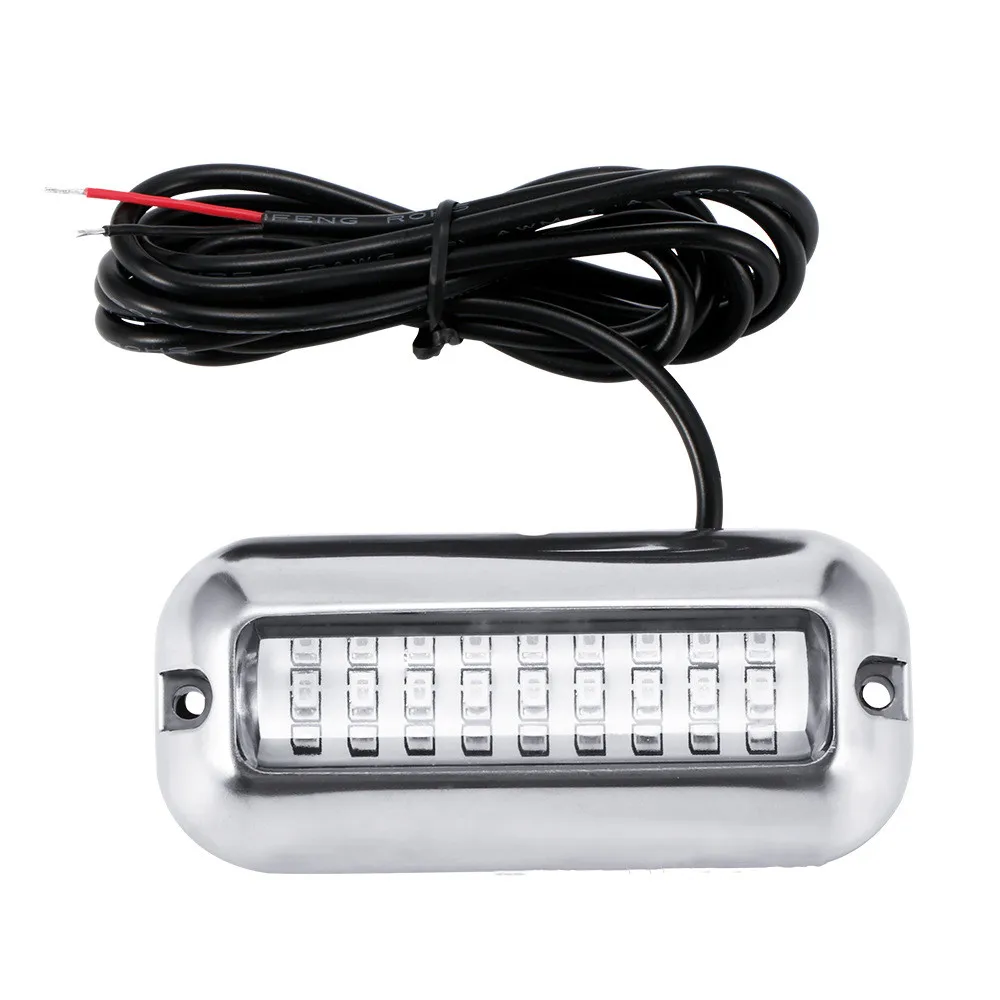 27 Led Stern Light For Yacht Swimming Pool High Quality Stainless Steel Waterproof Anti-shock Boat Transom LED Underwater Lights