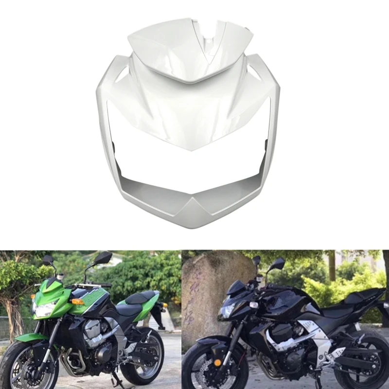 

Motorcycle Upper Front Head Neck Headlight Cover Fairing Cowl Nose For Kawasaki Z-750 Z750 2007-2012