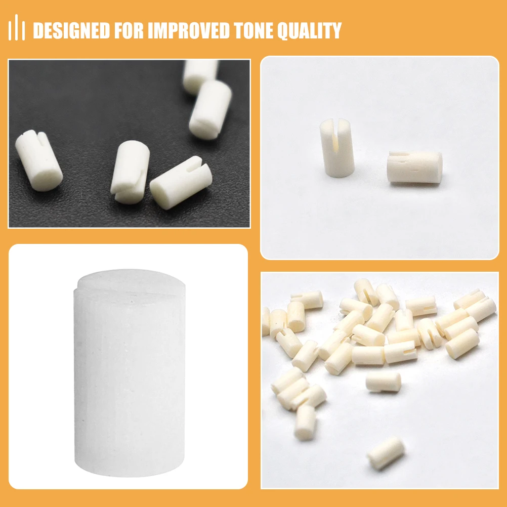 

3pcs Cow Bone String Nut for Banjo Mandolin Superior Resonance Banjo Bone Bridge Nut Replacement Musical Instrument Accessories