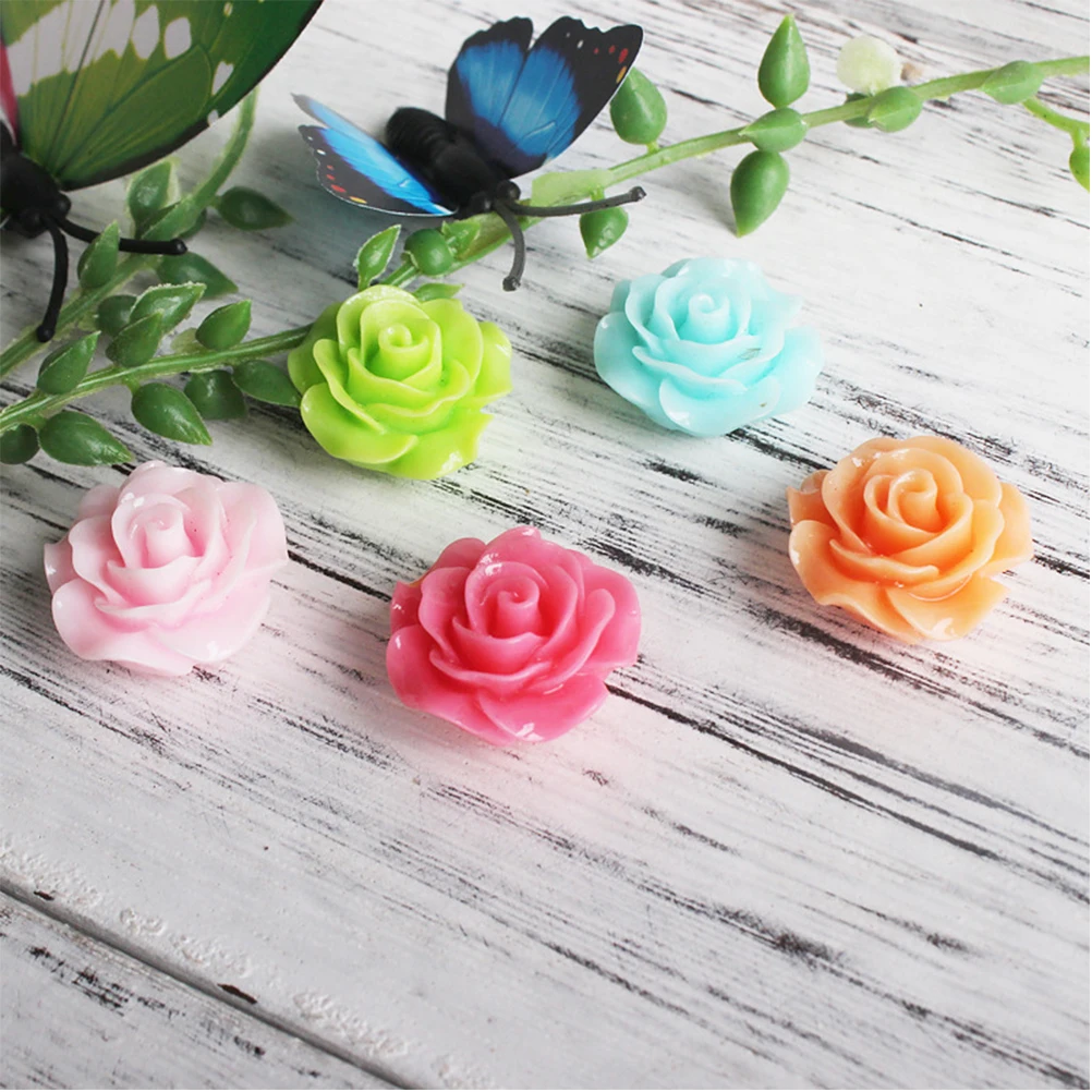 

10Pcs Imitation Rose Refrigerator Paste Creative Cute Animal Fridge Magnets Magnetic Stickers for Notes Photos Home