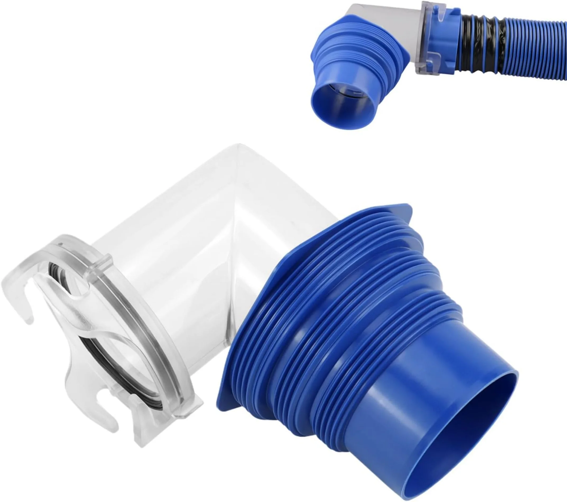 

4-In 1 Adapter 90 Degree Hose Elbow Trailer Waste Pipe Connector For RV Caravan Motorhome Sewer Hose Fittings