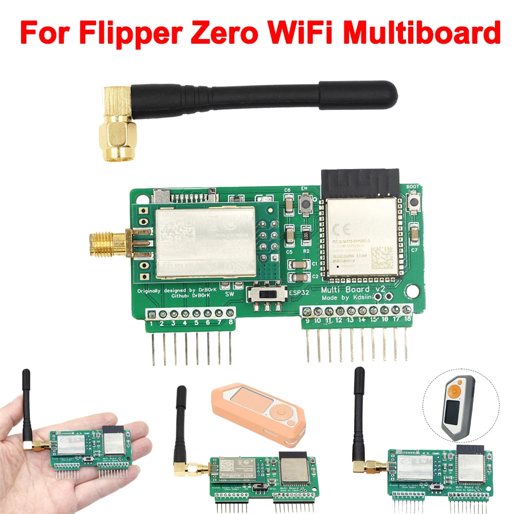 For Flipper Zero WiFi Multiboard NRF24+ESP32 Development Board Electronics Project Board For Flipper Zero Accessories New