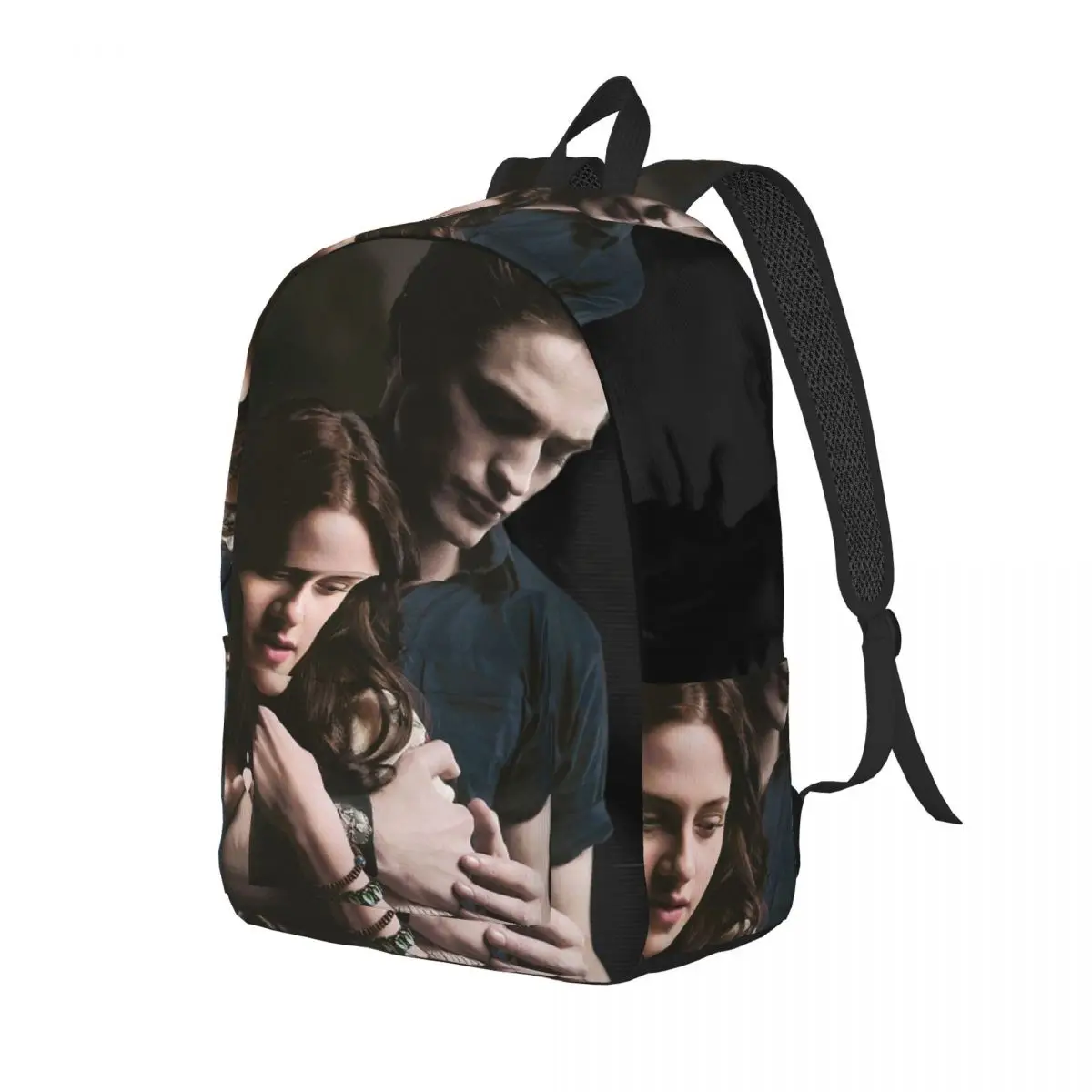 The Twilight Saga Vampire Girl for Men Women Student School Book Bags Edward Bella Canvas Daypack Elementary High College Sports