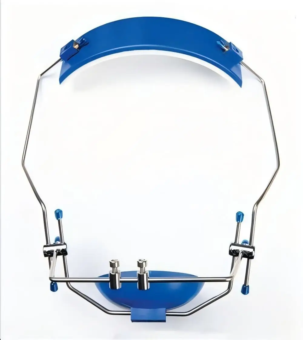 Orthodontic Face Mask with Headgear Adjustable Double Rod Protraction Appliance Combined Chin Cup Facebow System for Dental view 6