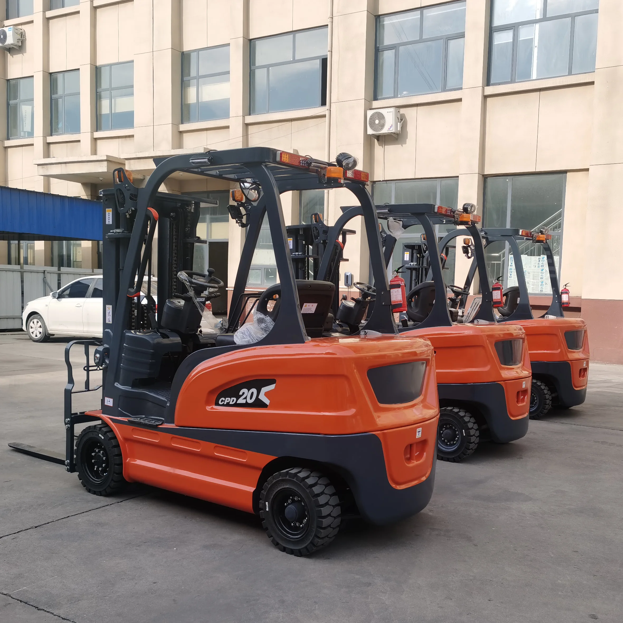 2.5t Mini Lithium Battery Narrow Aisle & Small Reach Truck Fully Brushless Controller System Seat Model Electric Forklift
