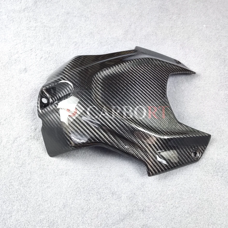 Für BMW S1000RR Carbon Fuel Gas Tank Vorne Top Obere Abdeckung Verkleidung 2019 2020 2021 2022 Shroud Gugel Schutz panel Teile