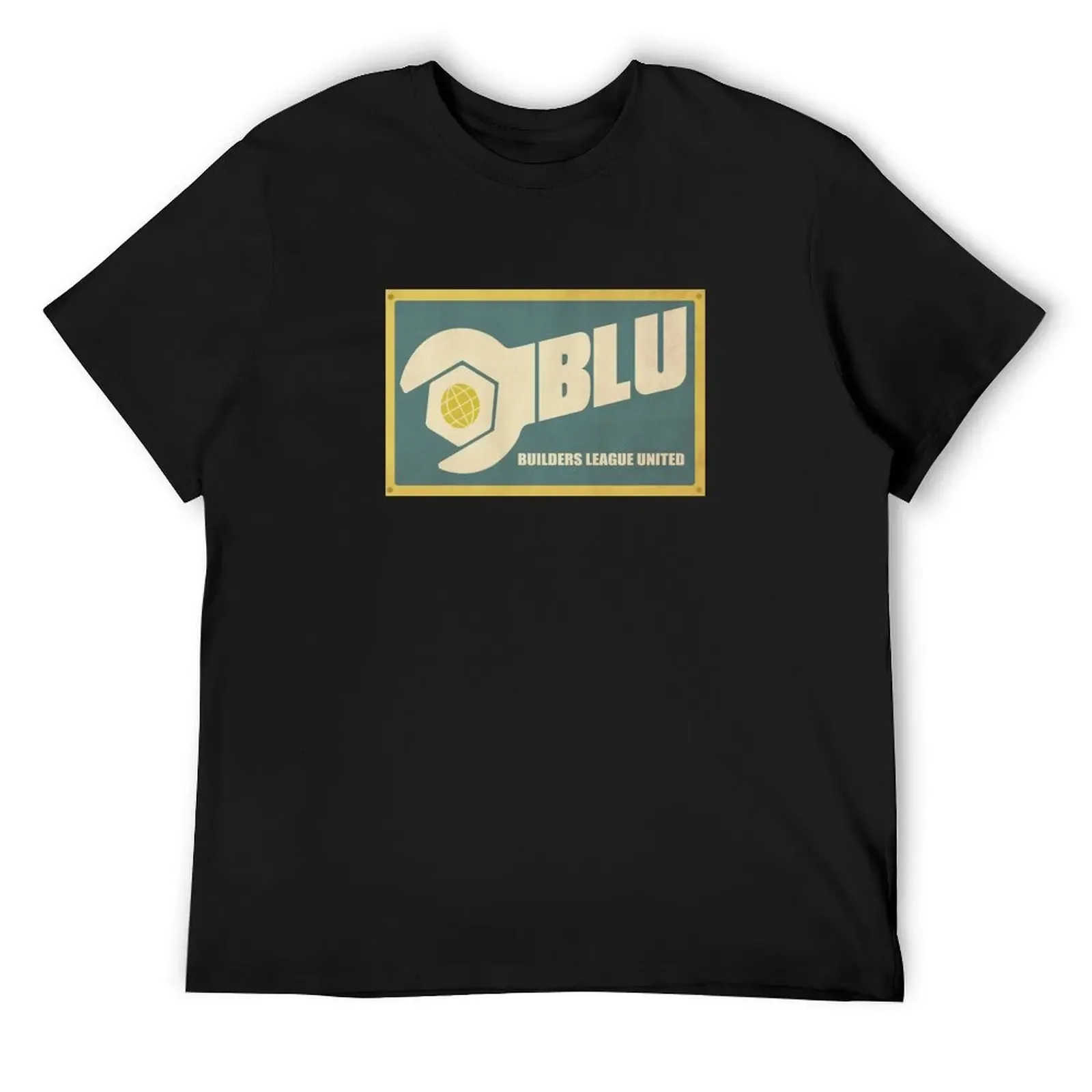 

TF2 Blu Retro T-Shirt rapper graphic tees Louboutins quick-drying mens t shirts top quality