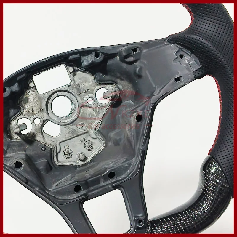 Carbon Fiber Steering Wheel, Suitable For Golf 7 7.5 GTI MK7,No Optional Shift Paddles, Sporty Style, Car Accessories