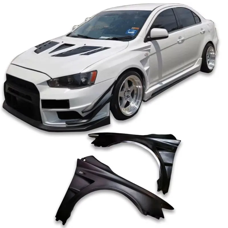 

Body Kit for Mitsubishi Lancer EVO Front Bumper VARI Generation Fender Fender Wide Body Kit